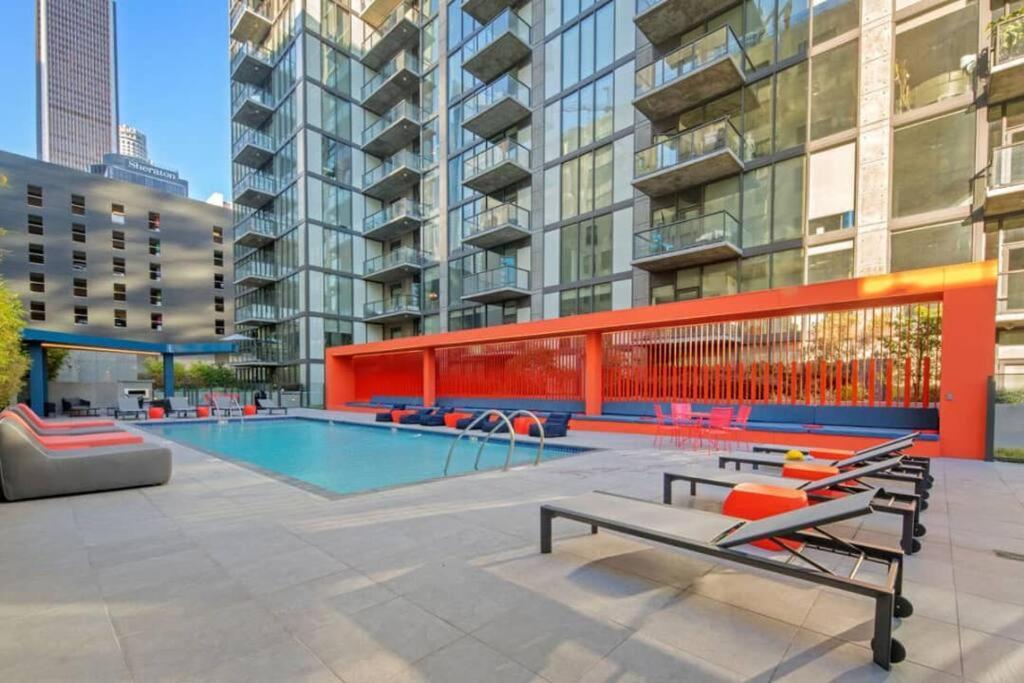 Top Floor High Rise 3 Bed Dtla Skyscraper Penthouse 洛杉矶 外观 照片