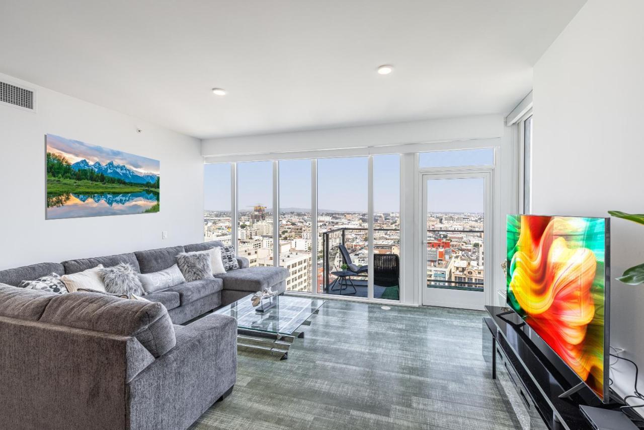 Top Floor High Rise 3 Bed Dtla Skyscraper Penthouse 洛杉矶 外观 照片