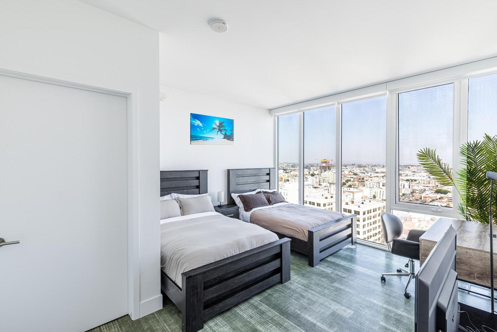 Top Floor High Rise 3 Bed Dtla Skyscraper Penthouse 洛杉矶 外观 照片