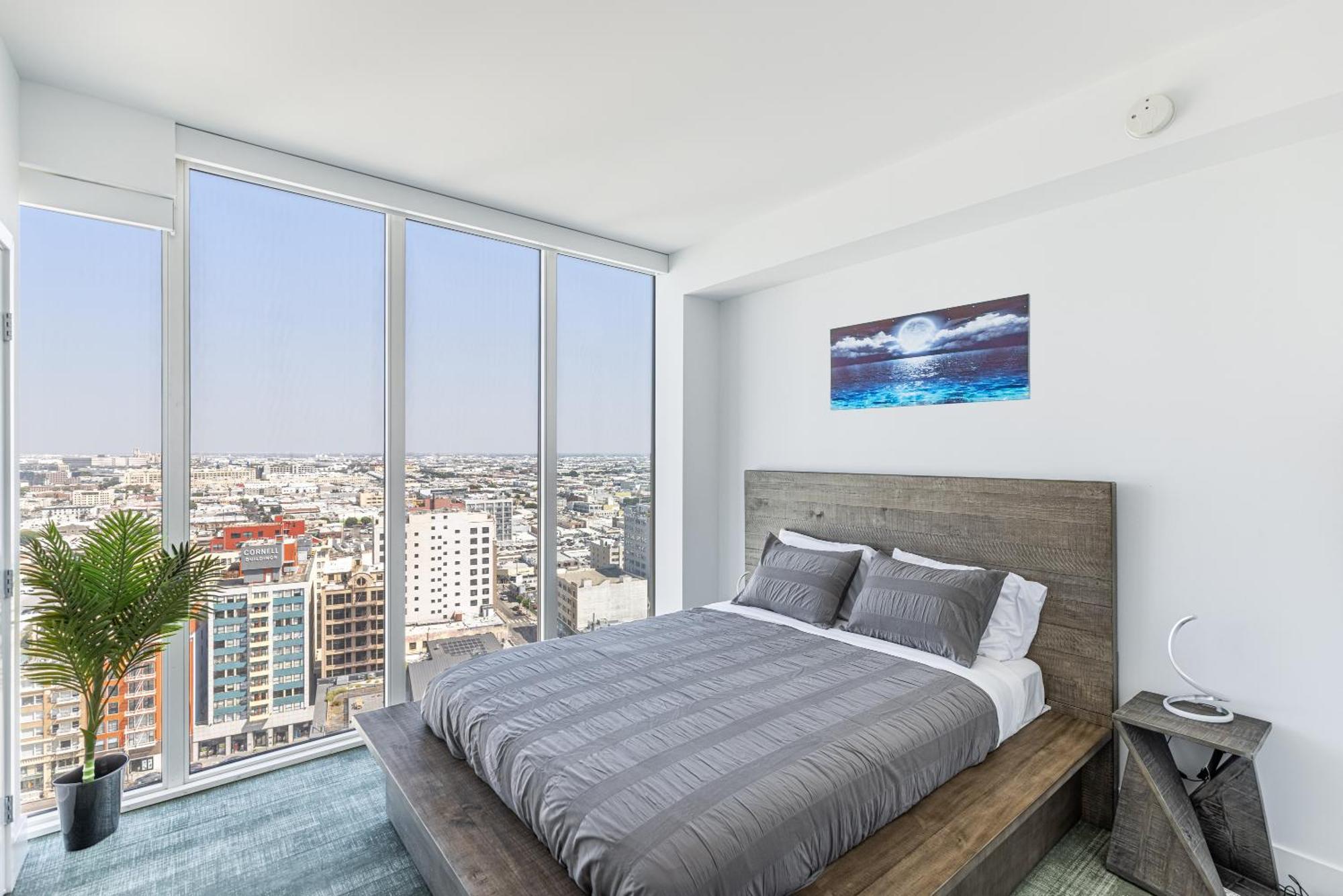 Top Floor High Rise 3 Bed Dtla Skyscraper Penthouse 洛杉矶 外观 照片