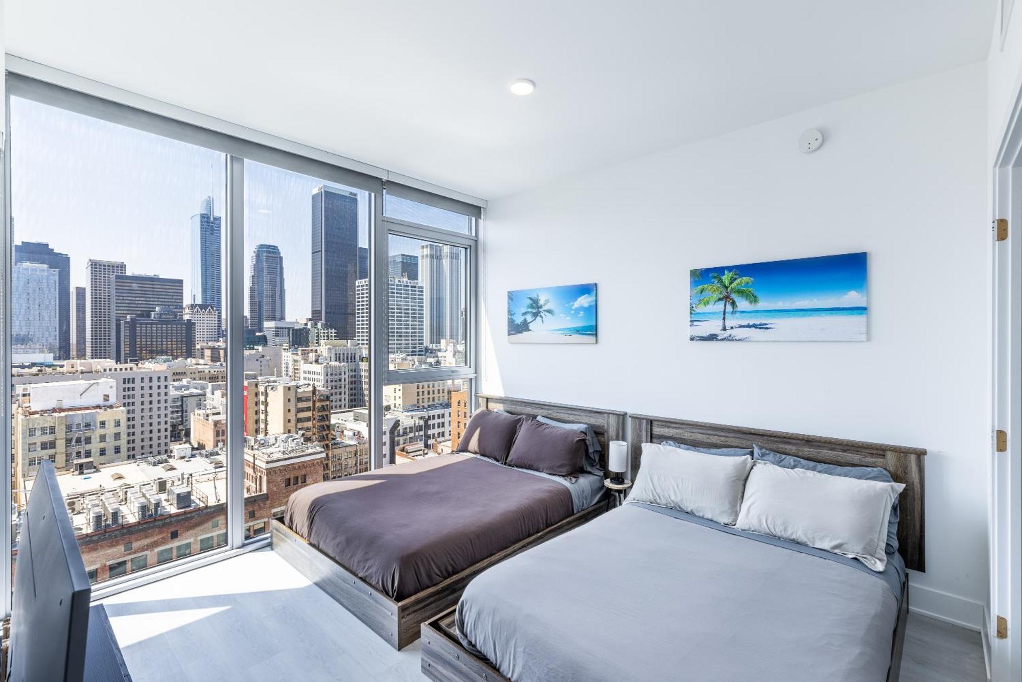 Top Floor High Rise 3 Bed Dtla Skyscraper Penthouse 洛杉矶 外观 照片