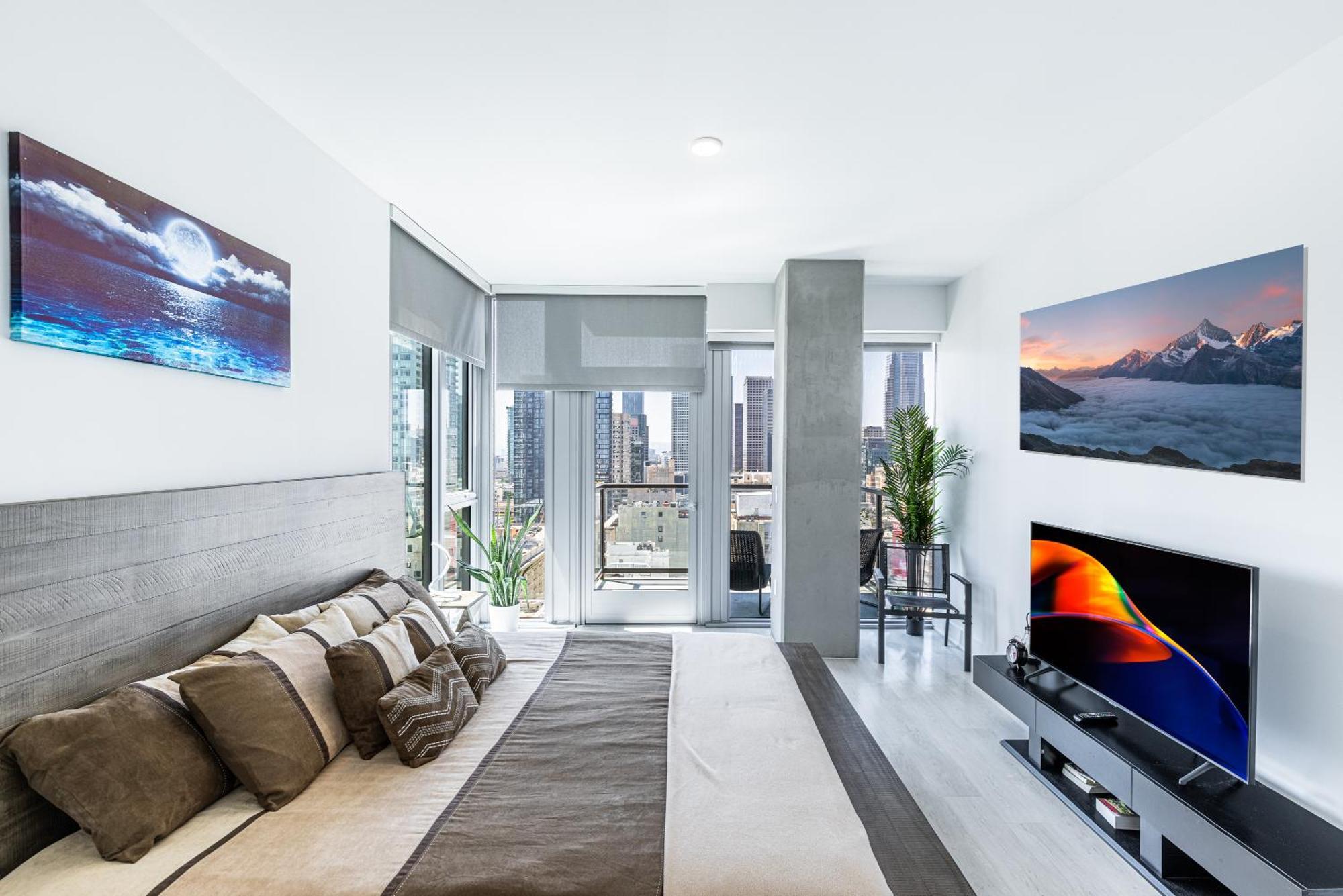 Top Floor High Rise 3 Bed Dtla Skyscraper Penthouse 洛杉矶 外观 照片